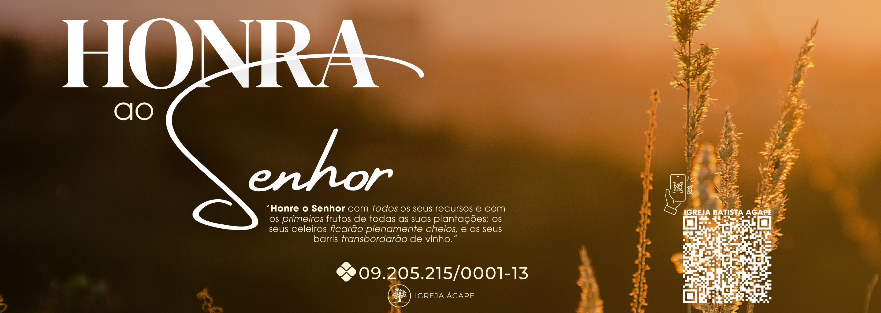 Aviso da Igreja Ágape